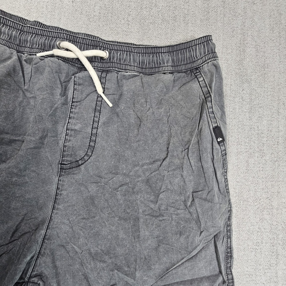 Quiksilver Boys Black Short Drawstring Pockets Size Large - Picture 4 of 16